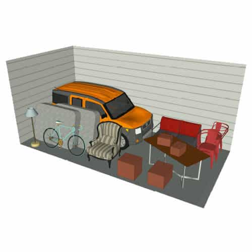 10x20 Car storage unit | Lakeside Storage